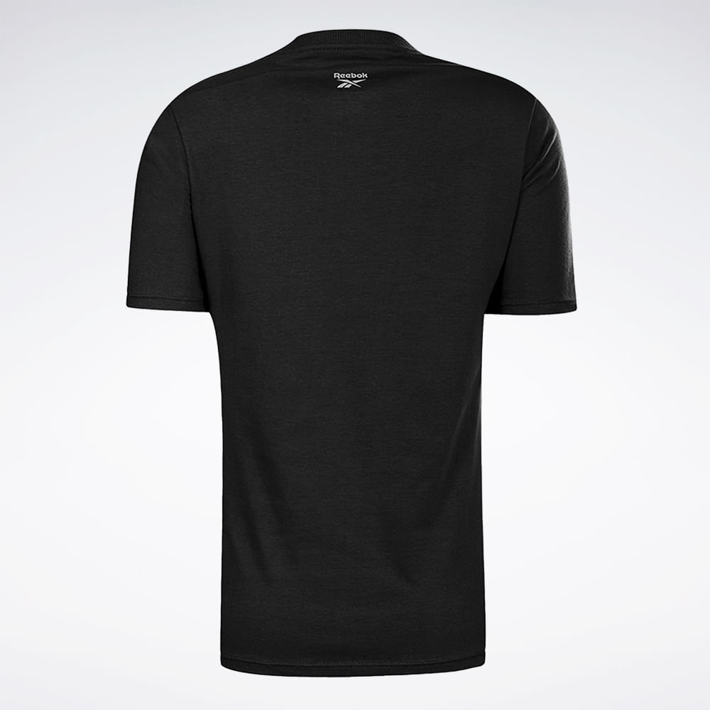 Camiseta Reebok Star Crest Logo Feminina – preto – foto 2