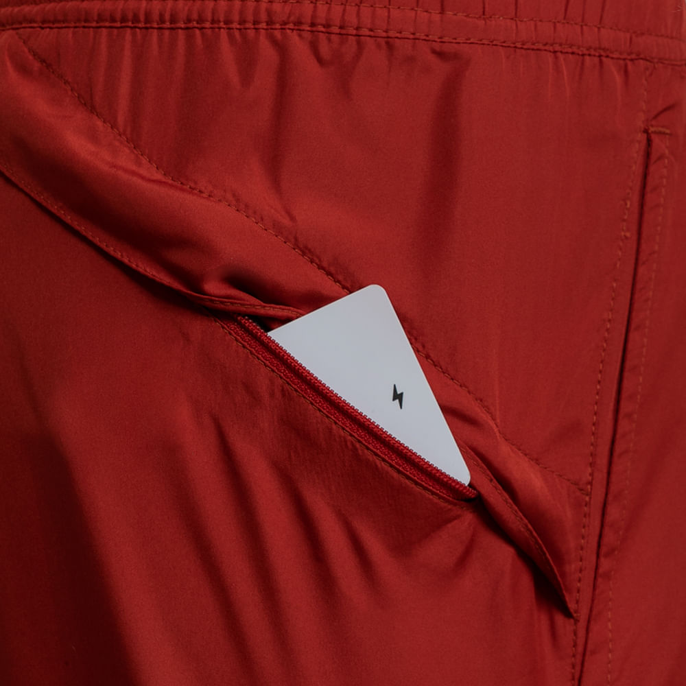 Short Reebok Agile 5 Masculino – Marsala – foto 4