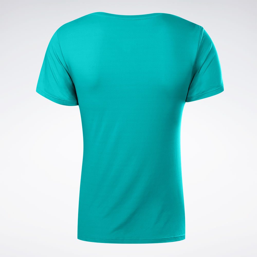 Camiseta Reebok Dynamic Feminina – verde – foto 3