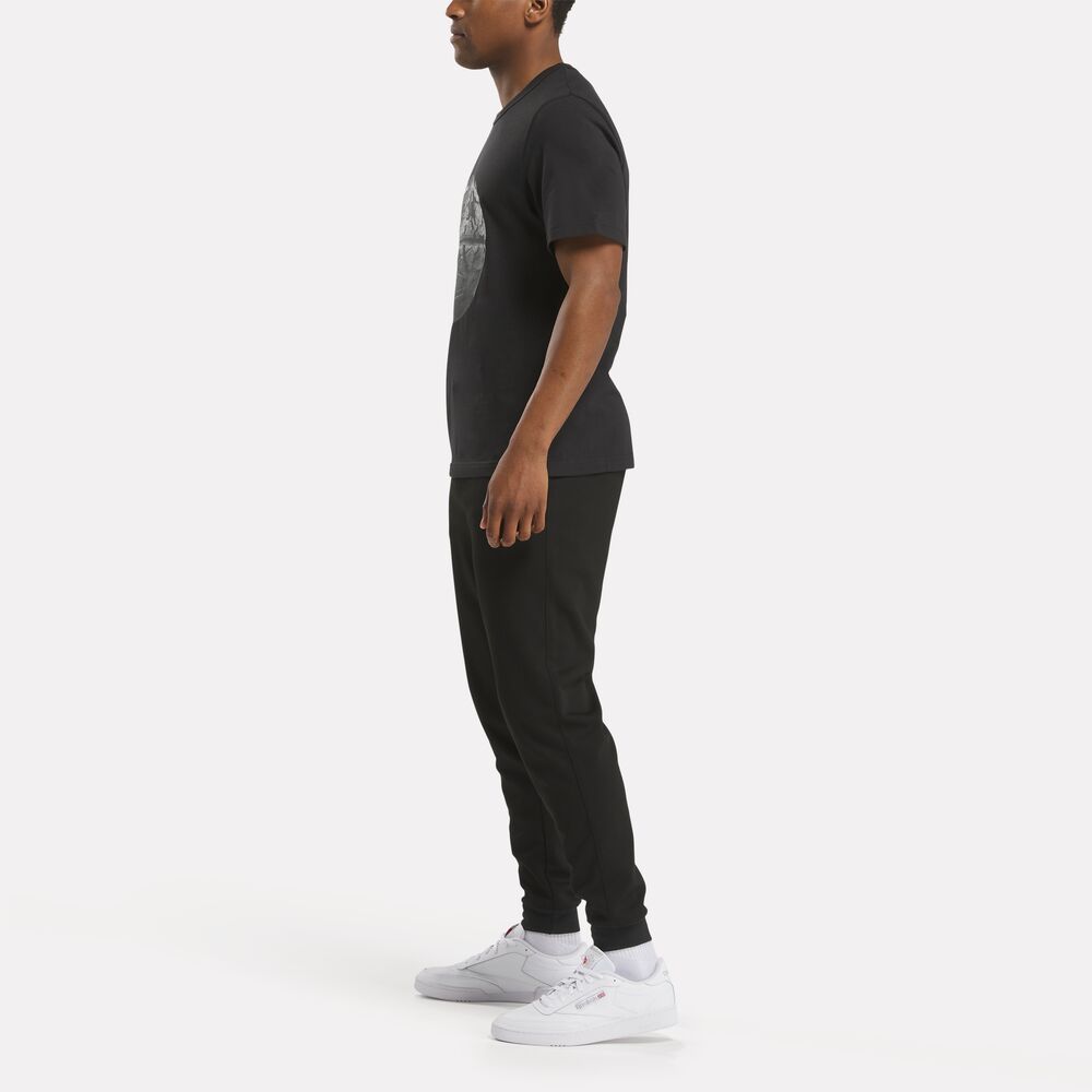 Camiseta Reebok Hoopwear Masculina – preto – foto 3