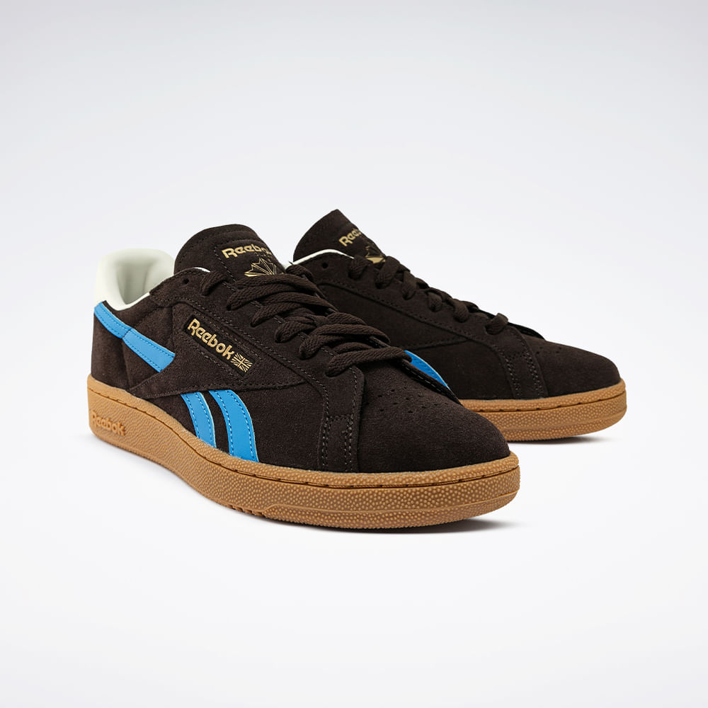Tênis Reebok Club C Grounds UK Masculino – marrom – foto 2