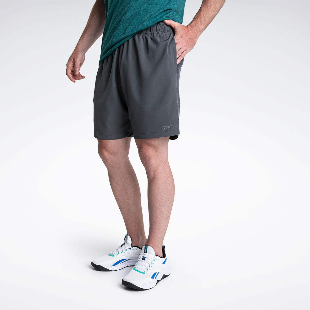 Short Reebok 7 Train Masculino – cinza – foto 1