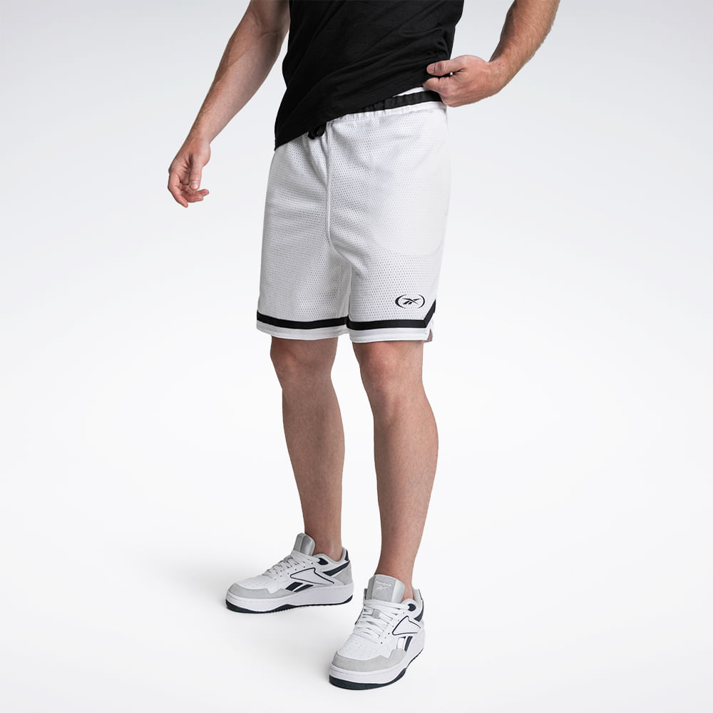 Short Reebok Hoopwear Transition Masculino – branco – foto 1