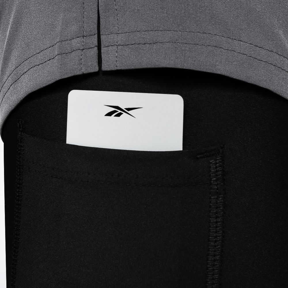 Short Reebok 2N1 7 2.5 Masculino – cinza – foto 2