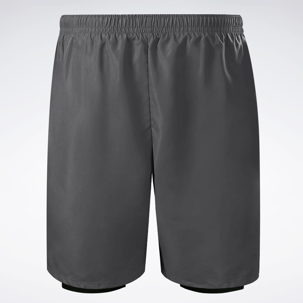 Short Reebok 2N1 7 2.5 Masculino – cinza – foto 5