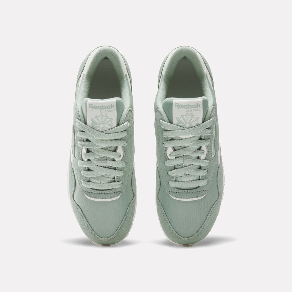 Tênis Reebok CL Nylon Feminino – verde – foto 5
