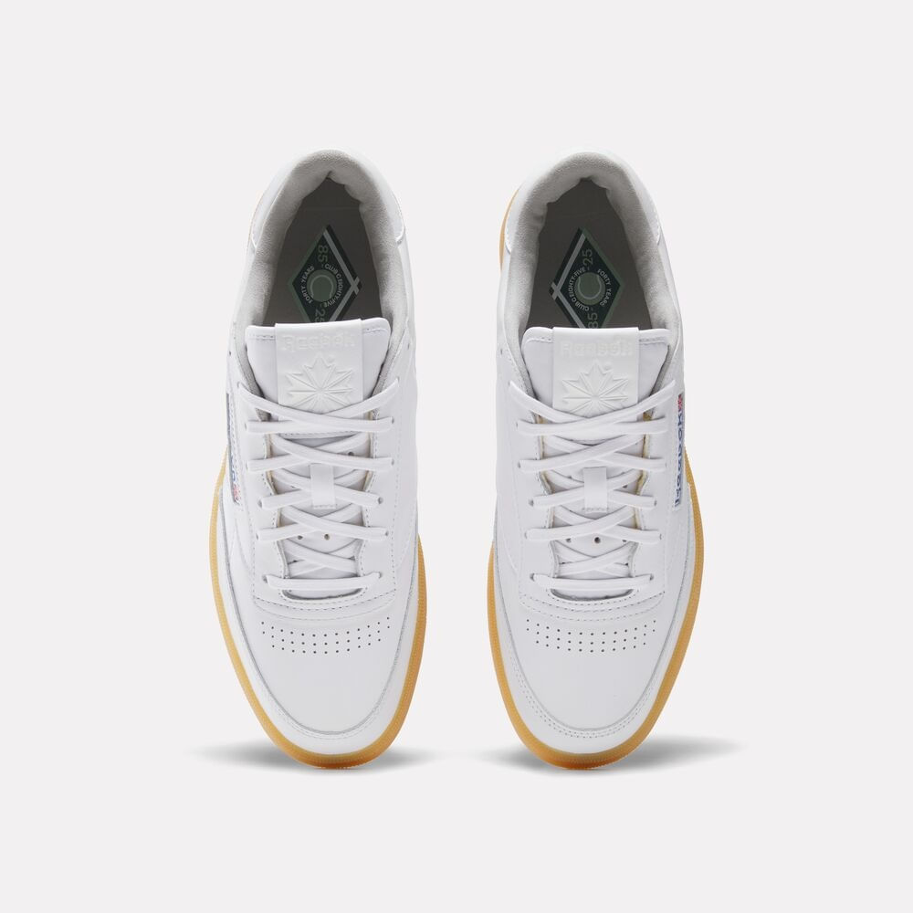 Tênis Reebok Club C 85 40TH Anniversary Unissex – branco – foto 5