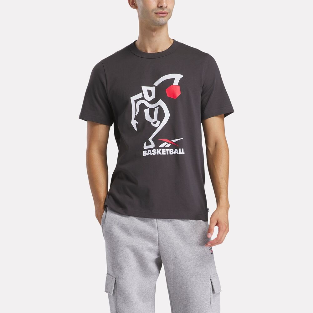 Camiseta Reebok GS HS Attack Masculina – preto – foto 1
