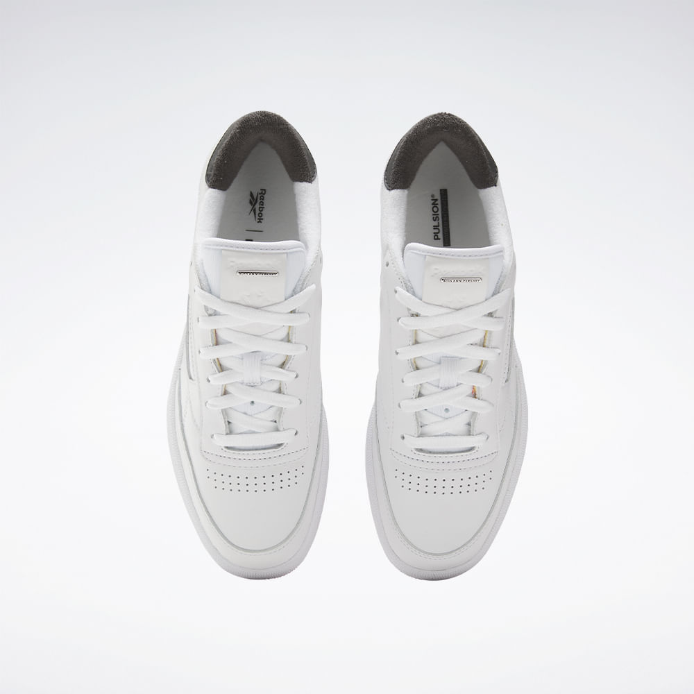 Tênis Reebok Club C 85 Vintage Unissex – Branco e Vermelho – foto 5