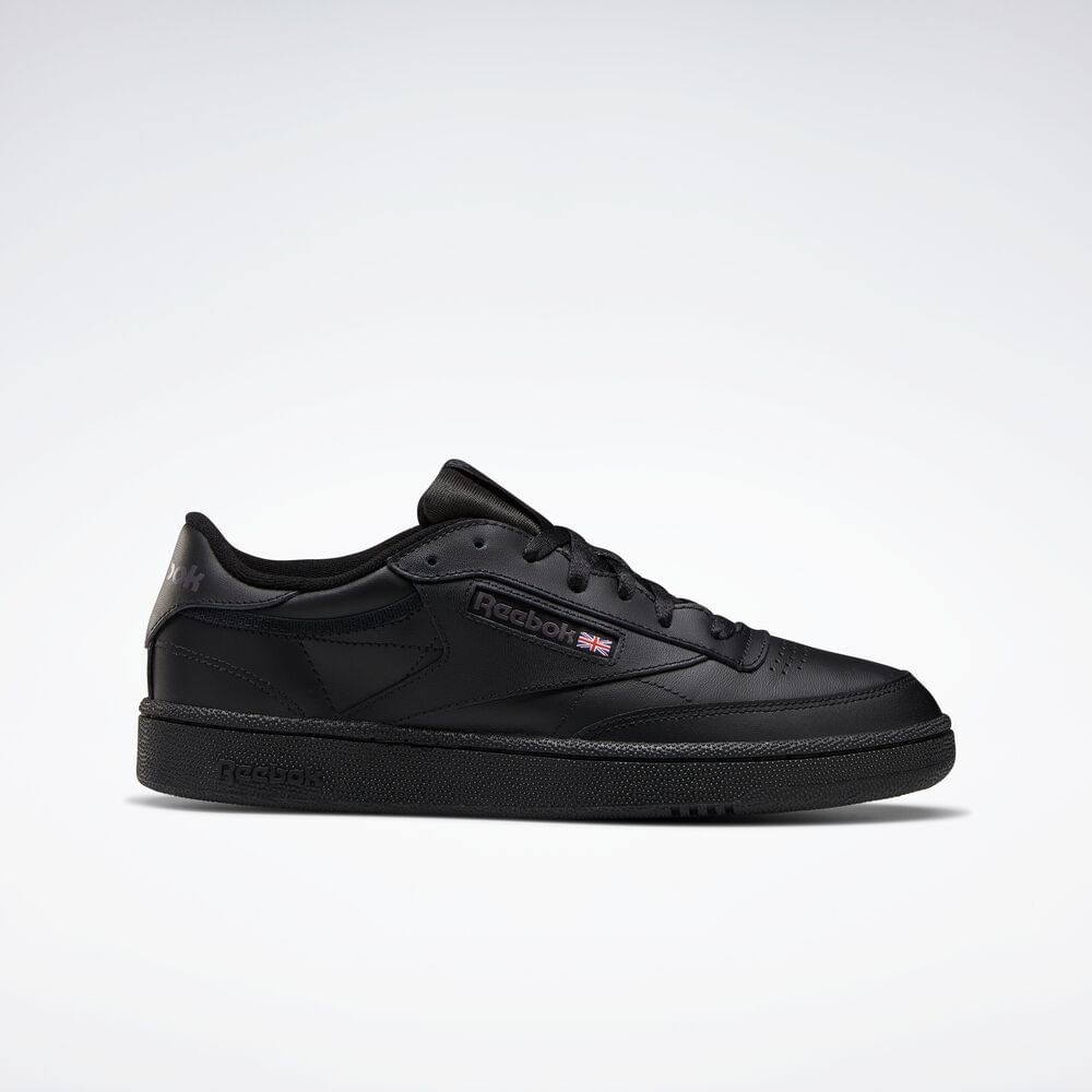 Tênis Reebok Club C 85 Unissex – preto – foto 1