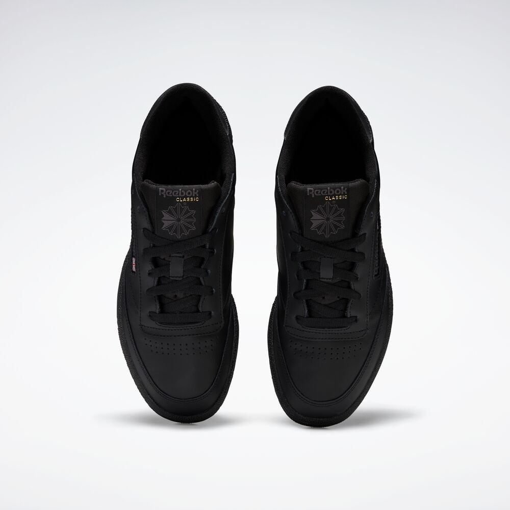 Tênis Reebok Club C 85 Unissex – preto – foto 5