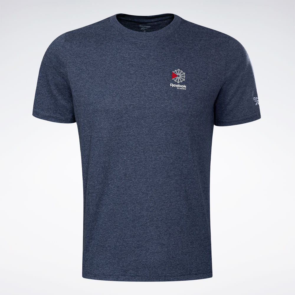 Camiseta Reebok Small Star Crest Masculina – azul – foto 1