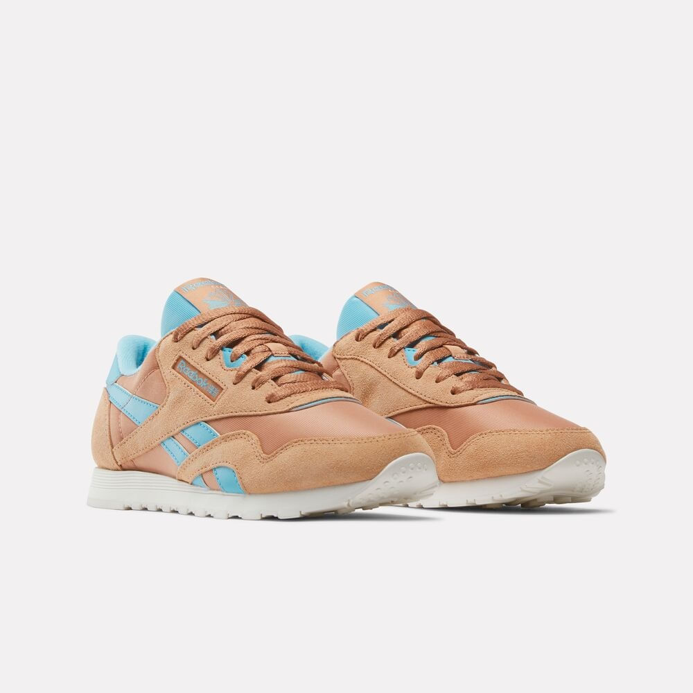 Tênis Reebok CL Nylon Feminino – marrom – foto 2