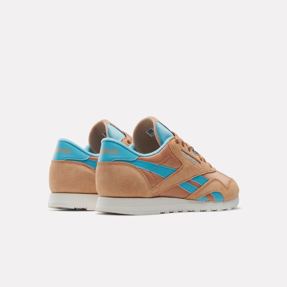 Tênis Reebok CL Nylon Feminino – marrom – foto 3
