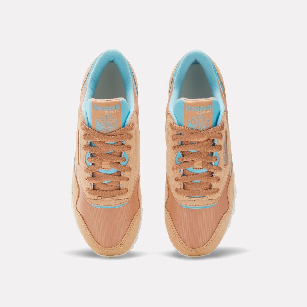 Tênis Reebok CL Nylon Feminino – marrom – foto 5