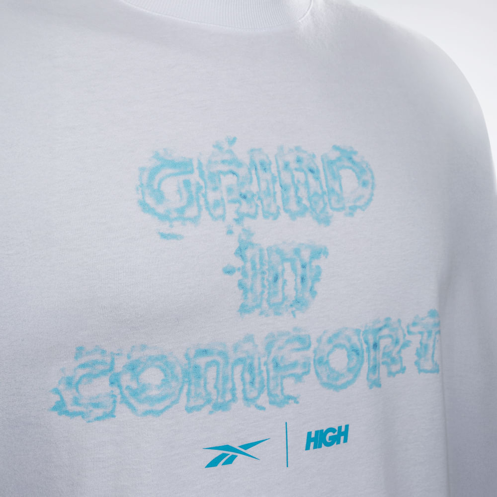 Camiseta Reebok X High Grind Unissex – branco – foto 2