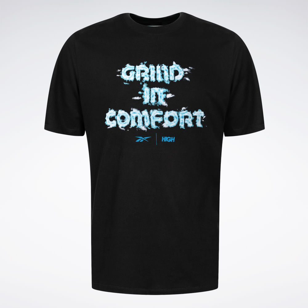 Camiseta Reebok X High Grind Unissex – preto – foto 1
