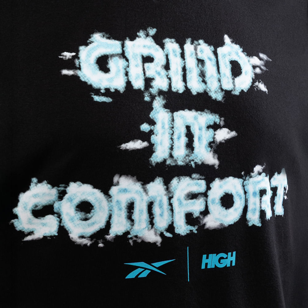 Camiseta Reebok X High Grind Unissex – preto – foto 2