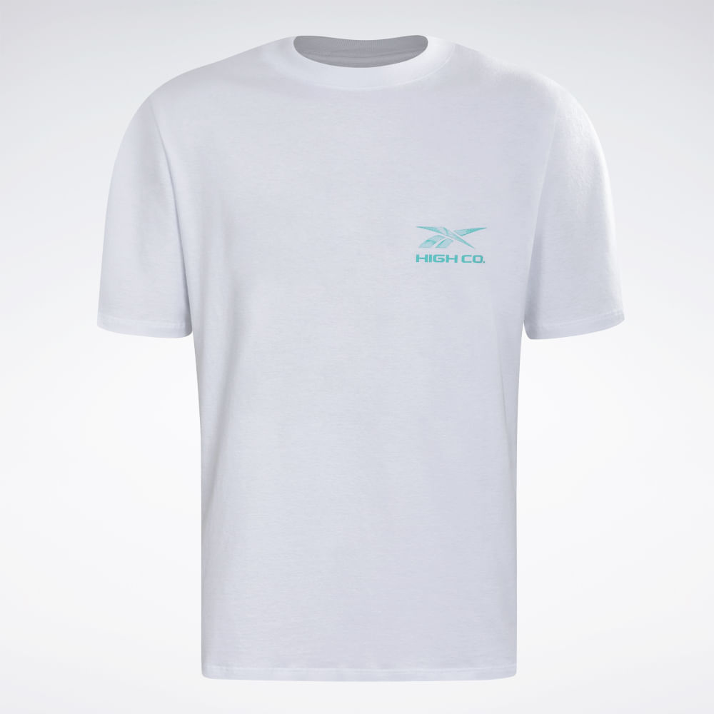 Camiseta Reebok X High Gradient Unissex – branco – foto 1