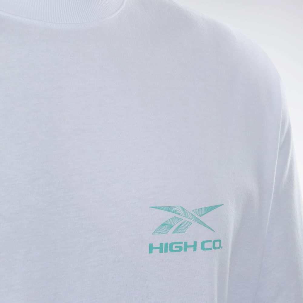 Camiseta Reebok X High Gradient Unissex – branco – foto 3