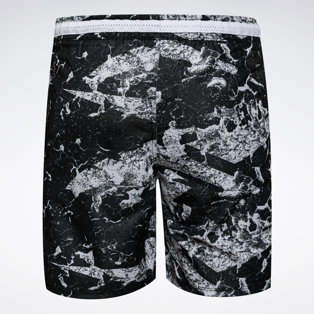 Short Reebok Hoopwear Transition AOP Masculino – preto – foto 2