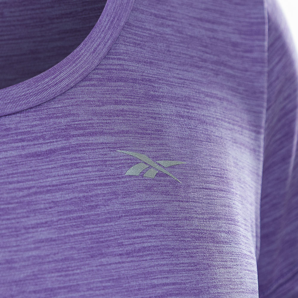 Camiseta Reebok Race Feminina – roxo – foto 2