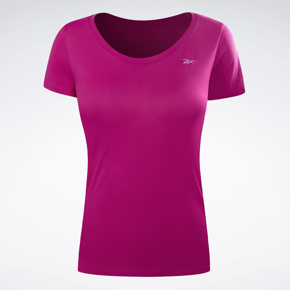 Camiseta Reebok Oportunity PA Feminina – Cereja – foto 1