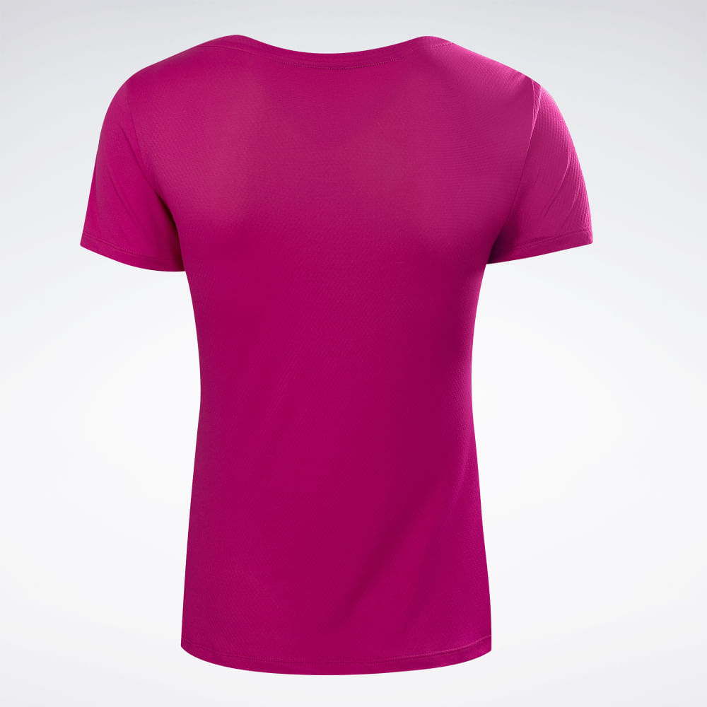 Camiseta Reebok Oportunity PA Feminina – Cereja – foto 3
