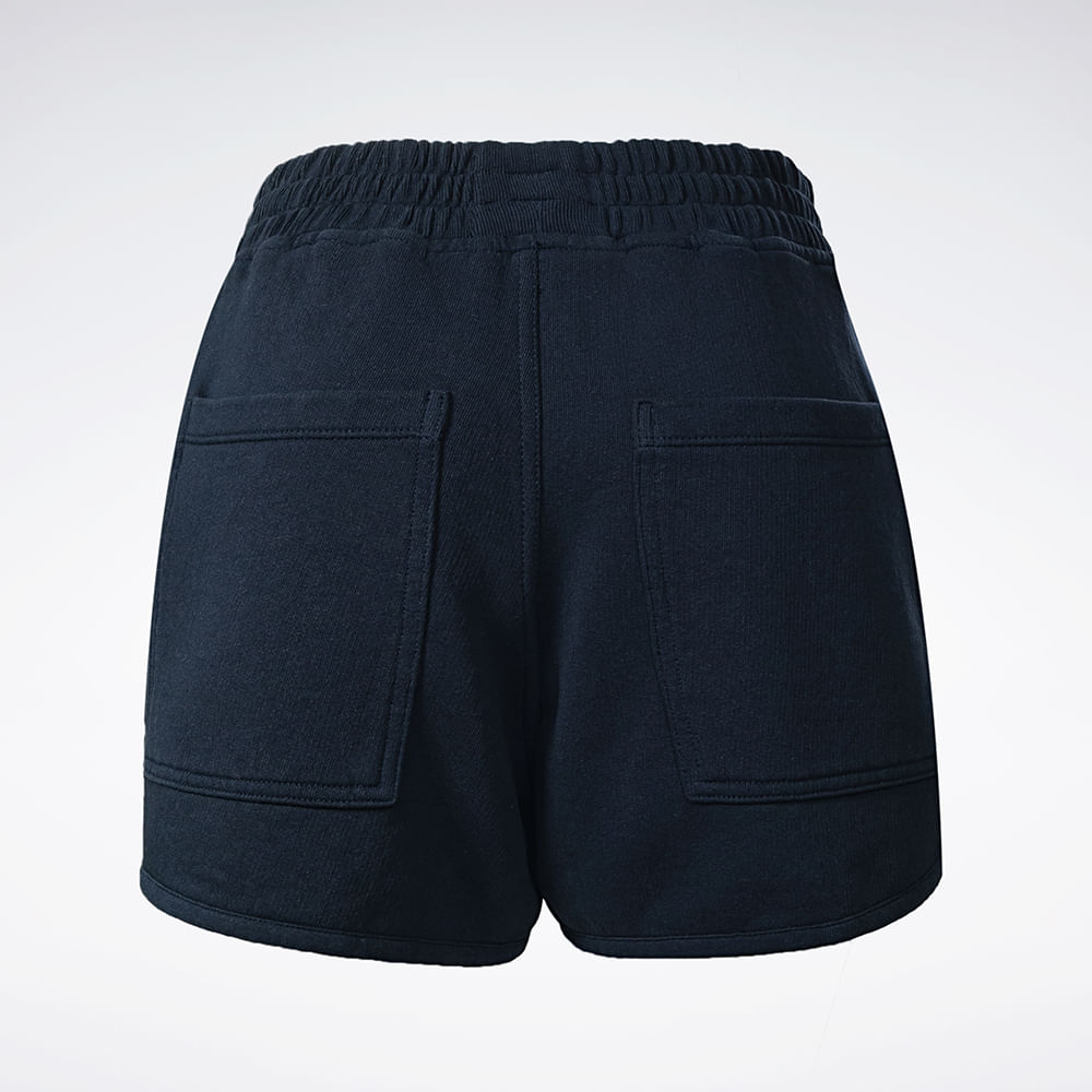 Short Reebok Heritage RBK+NV Feminino – Marinho – foto 5