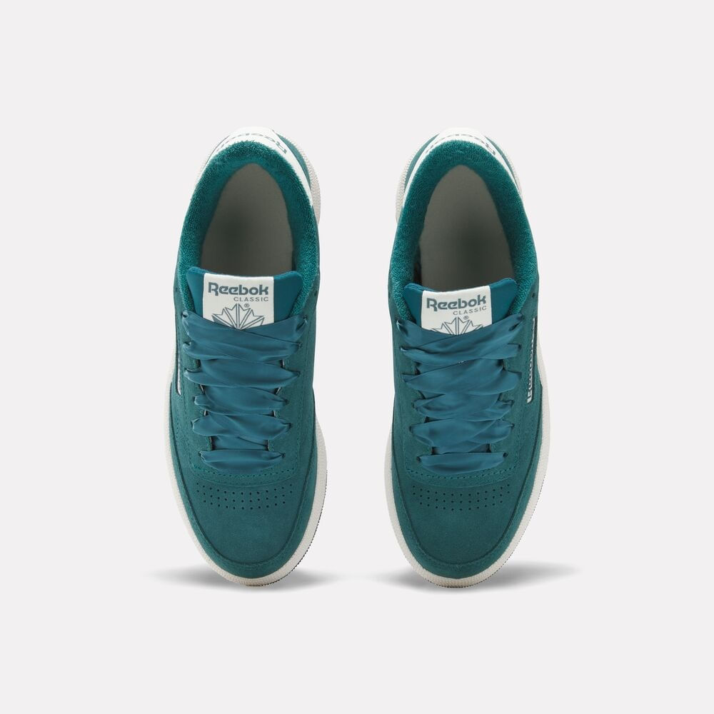 Tênis Reebok Club C 85 Feminino – verde – foto 5