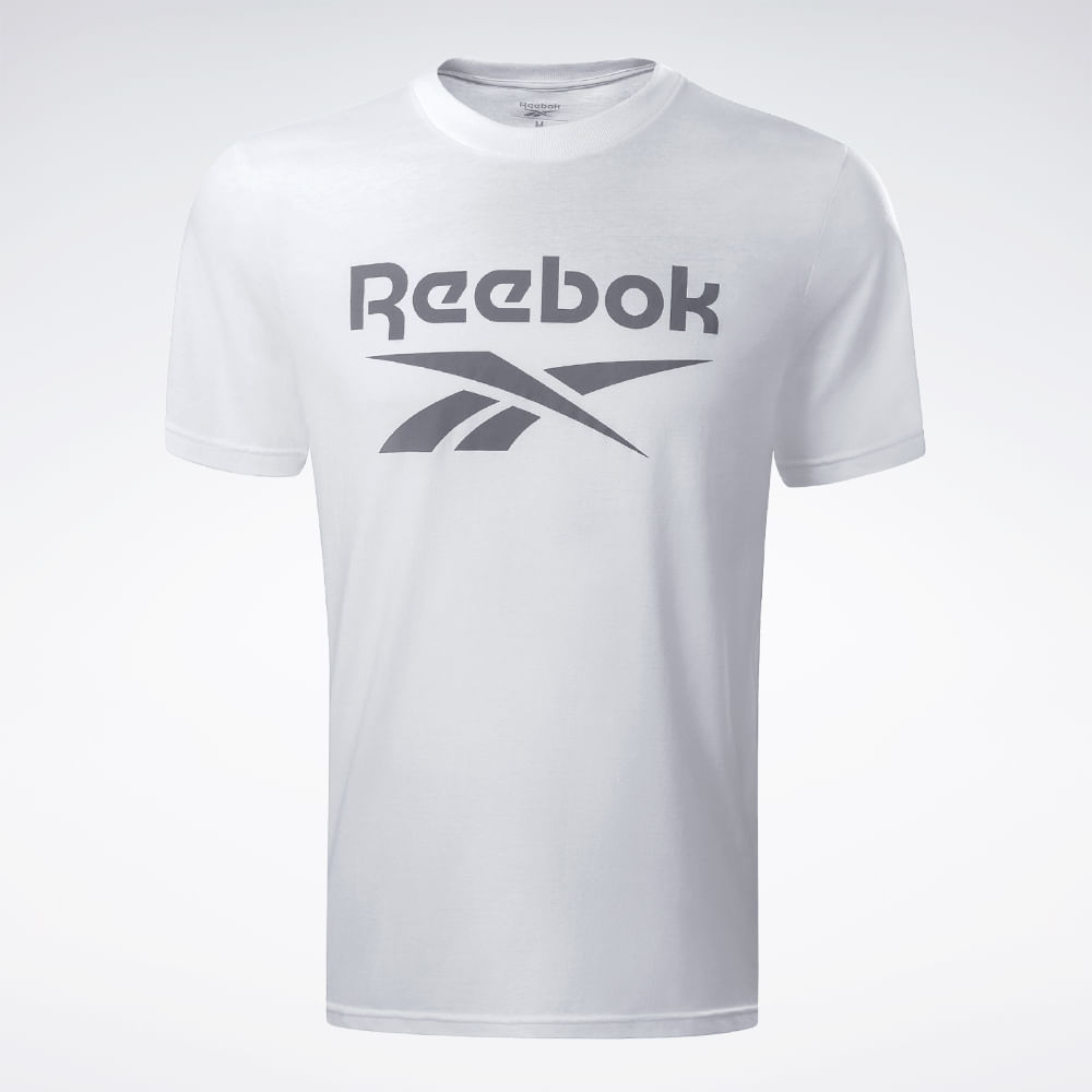 Camiseta Reebok Oportunity Logo Masculina – branco – foto 1