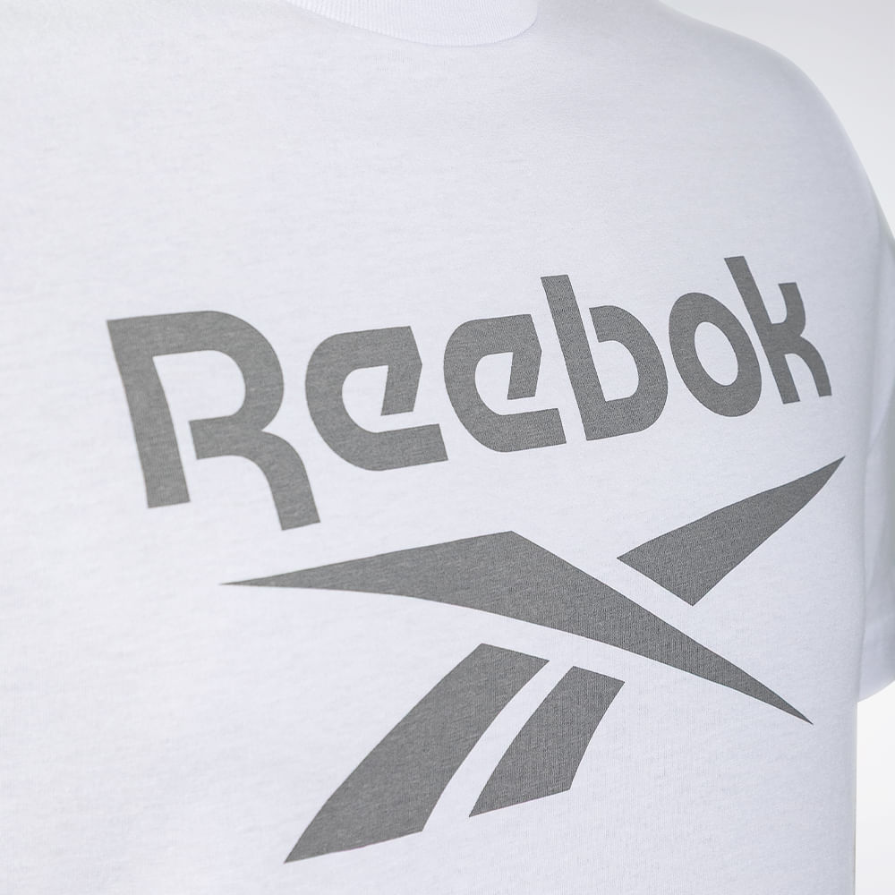 Camiseta Reebok Oportunity Logo Masculina – branco – foto 2