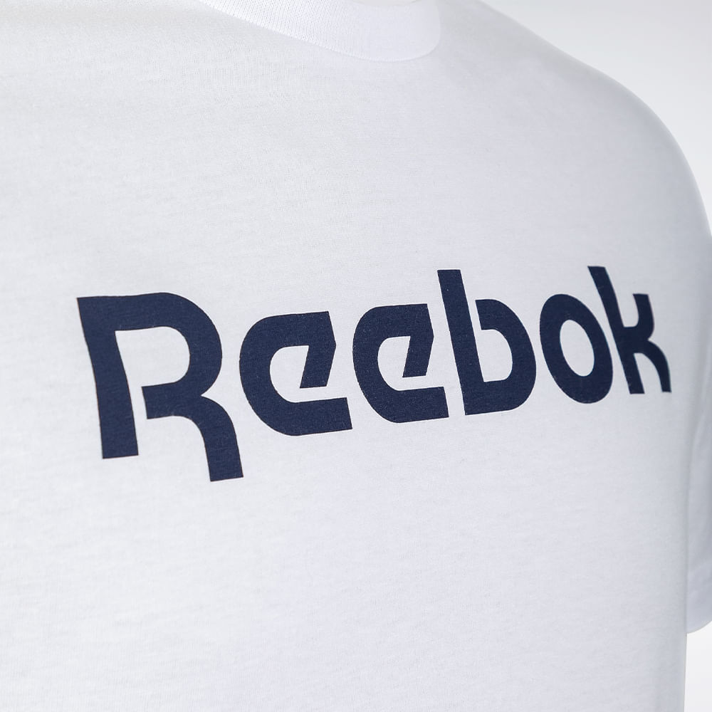 Camiseta Reebok Oportunity Linear Masculina – branco – foto 2