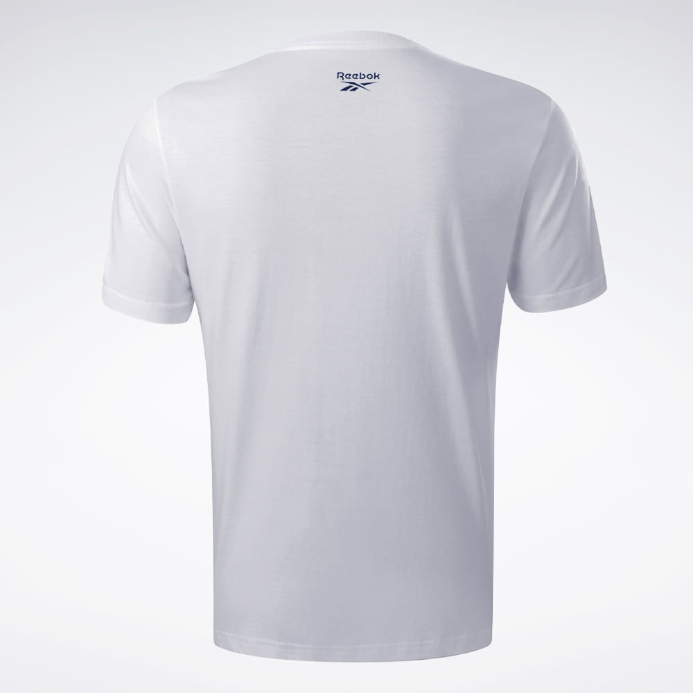Camiseta Reebok Oportunity Linear Masculina – branco – foto 3