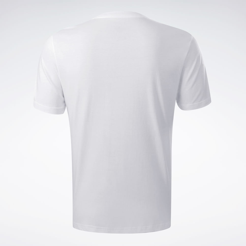 Camiseta Reebok Small Logo Masculina – branco – foto 3
