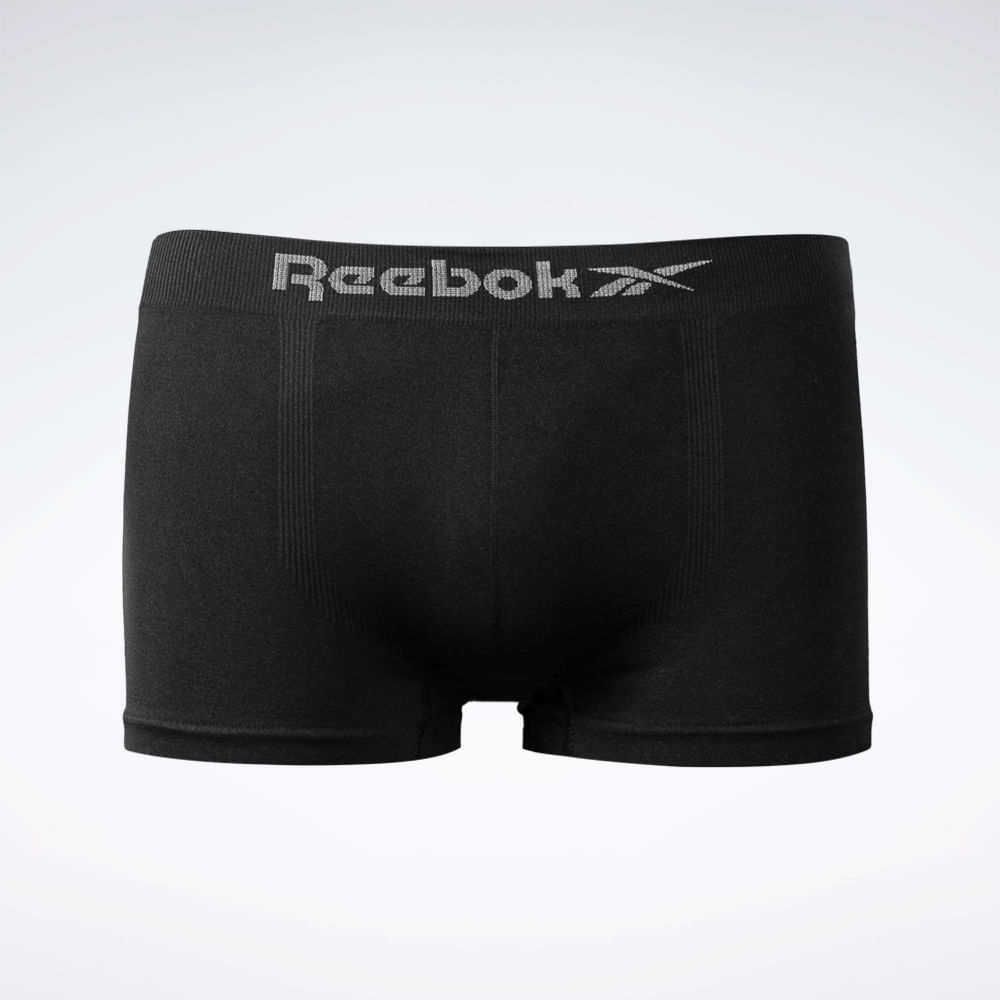 Cueca Reebok Boxer Microfibra Logo Masculina – preto – foto 1