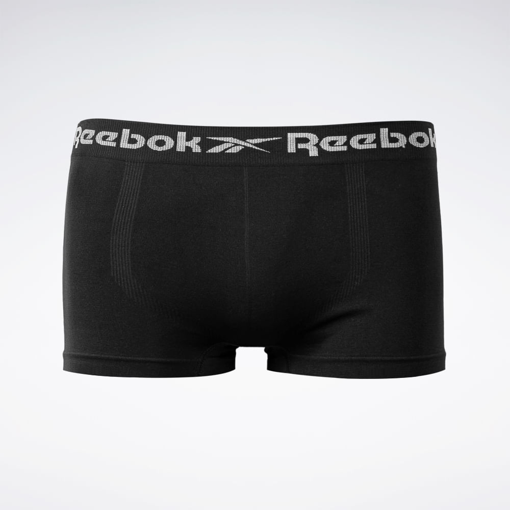 Cueca Reebok Boxer Microfibra Linear Masculina – preto – foto 1
