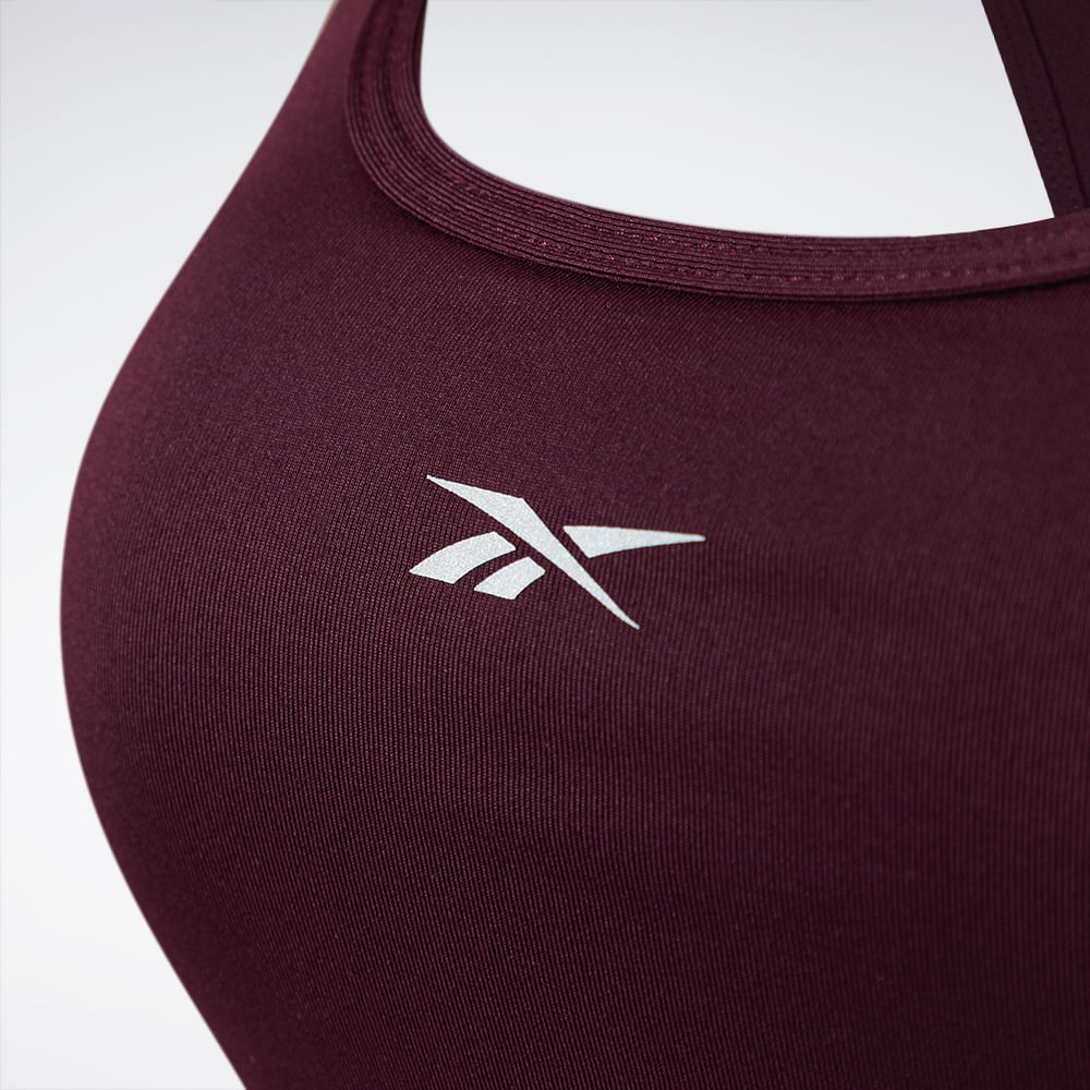 Top Reebok Nadador Opportunity Feminino – Vinho – foto 2