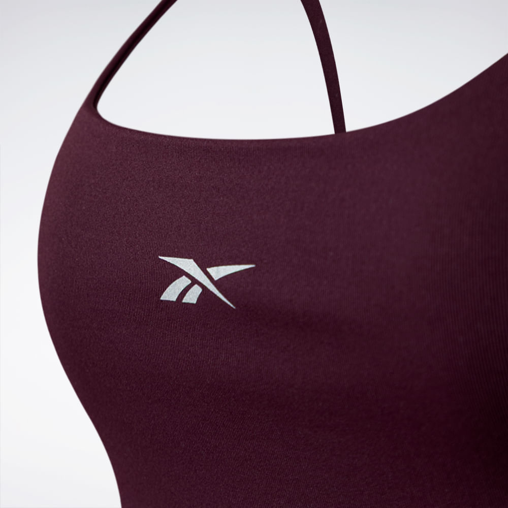 Top Reebok Alça Opportunity Feminino – Vinho – foto 2