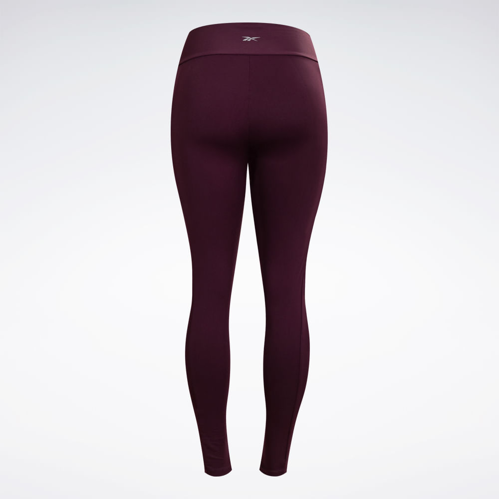 Legging Reebok Longa Opportunity Feminina – Vinho – foto 3