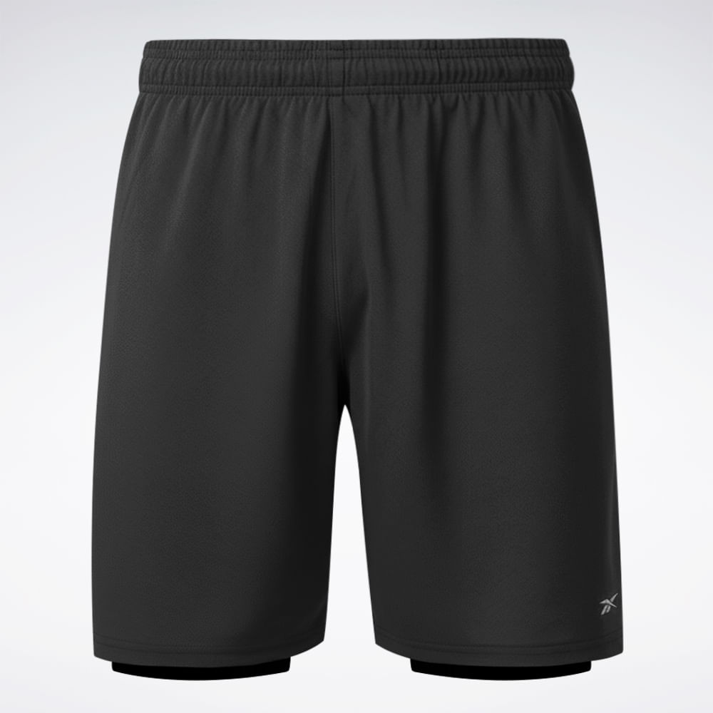 Short Reebok Impact 2N1 Masculino – preto – foto 1