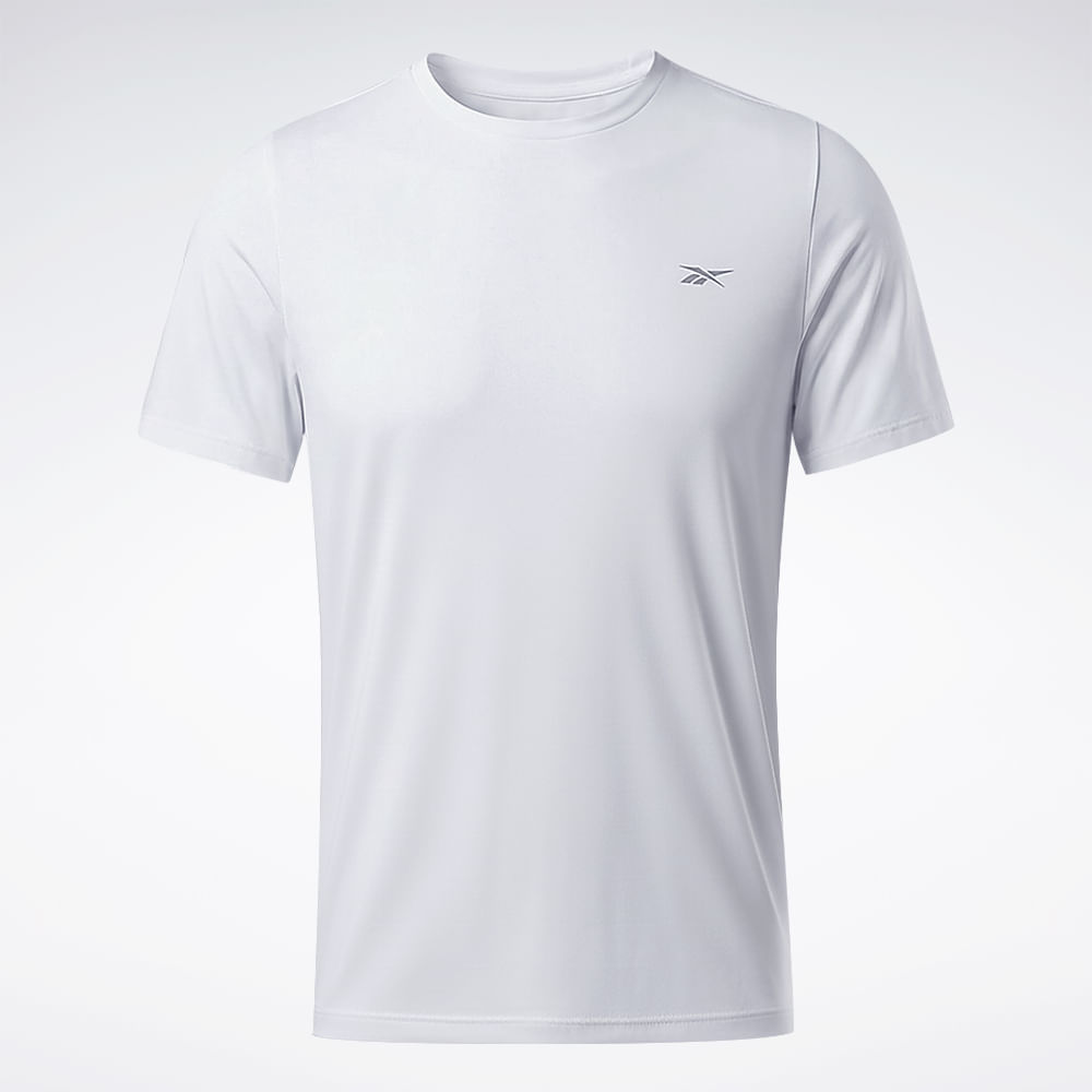 Camiseta Reebok Manga Curta Agile Masculina – branco – foto 1