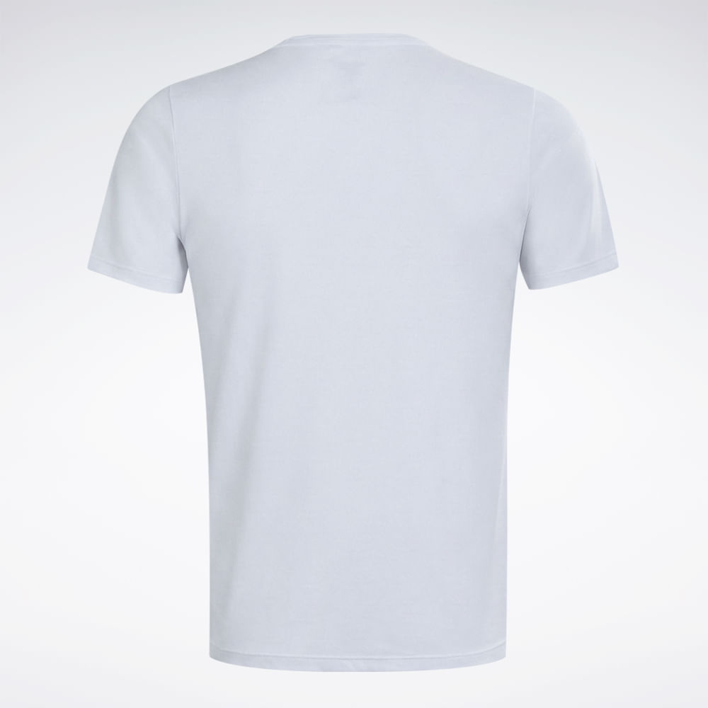 Camiseta Reebok Manga Curta Agile Masculina – branco – foto 3