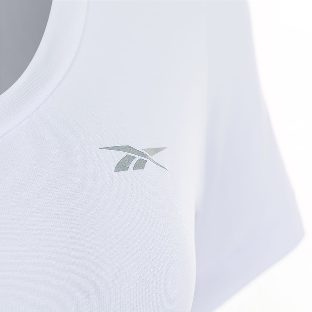 Camiseta Reebok Agile Feminina – branco – foto 2