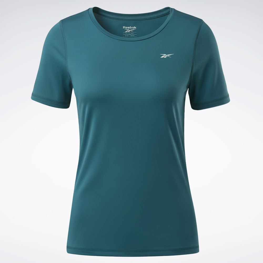 Camiseta Reebok Agile Raglan Feminina – azul – foto 1