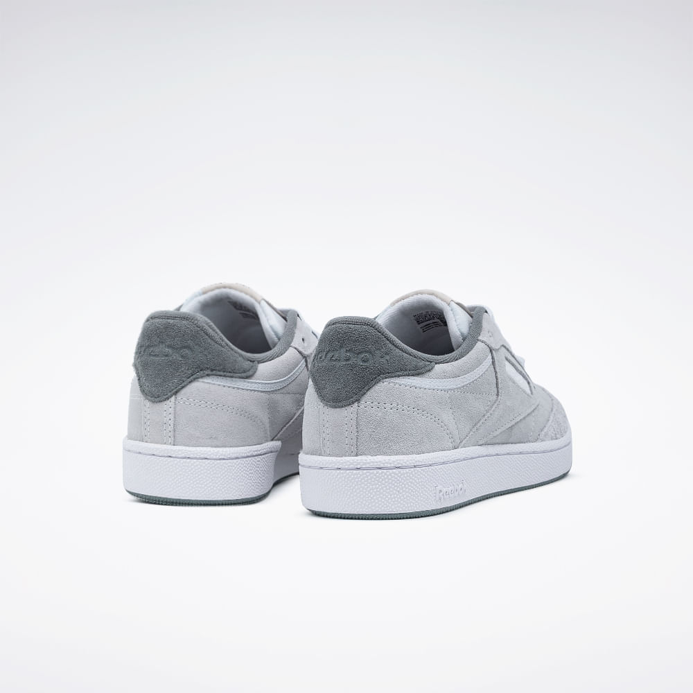 Tênis Reebok Club C 85 Unissex – cinza – foto 3