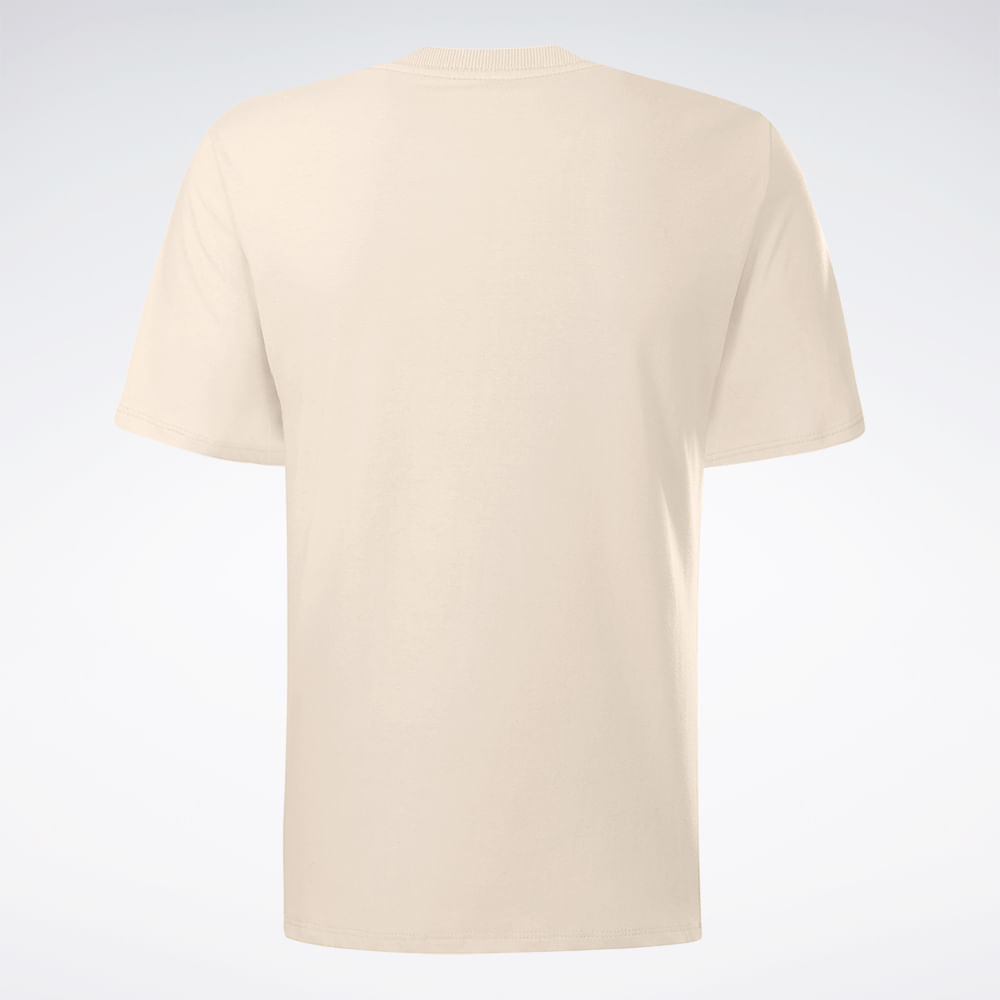 Camiseta Reebok Logo Cropped Feminina – bege – foto 2