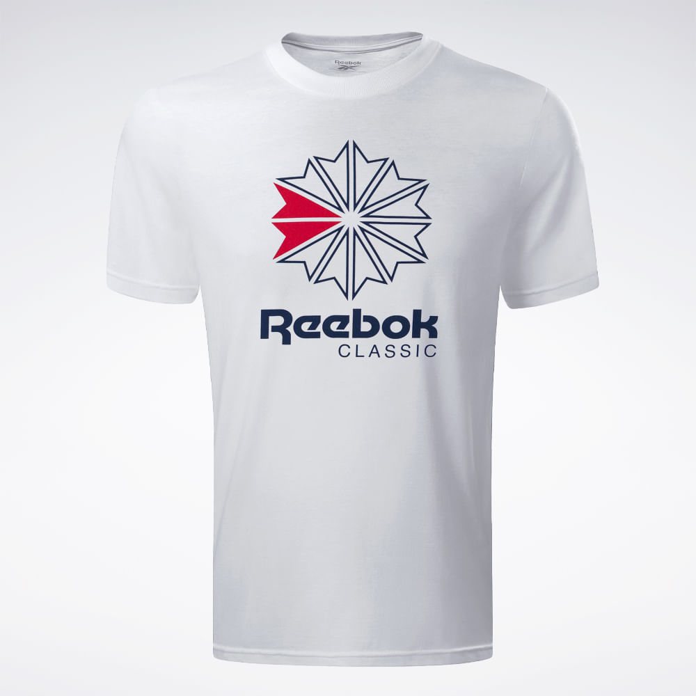Camiseta Reebok Oportunity Star Crest Masculina – branco – foto 1