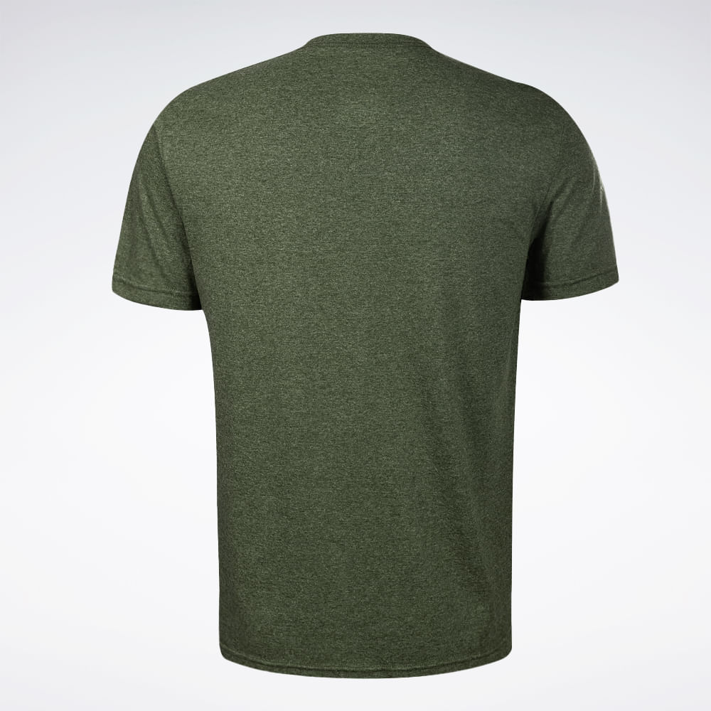 Camiseta Reebok Small Star Crest Masculina – verde – foto 2