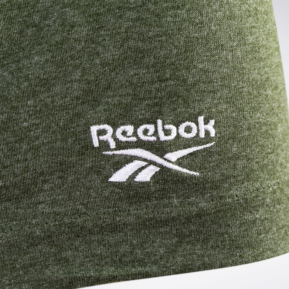 Camiseta Reebok Small Star Crest Masculina – verde – foto 5